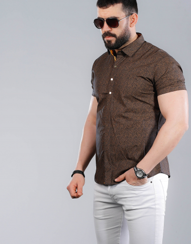 мужская рубашка короткий рукав 80-01-771 (KK)