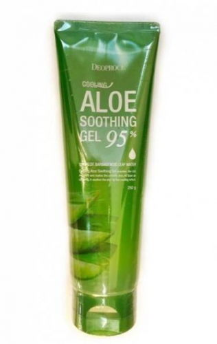 Гель для тела алоэ 95% DEOPROCE cooling aloe soothing gel 250гр