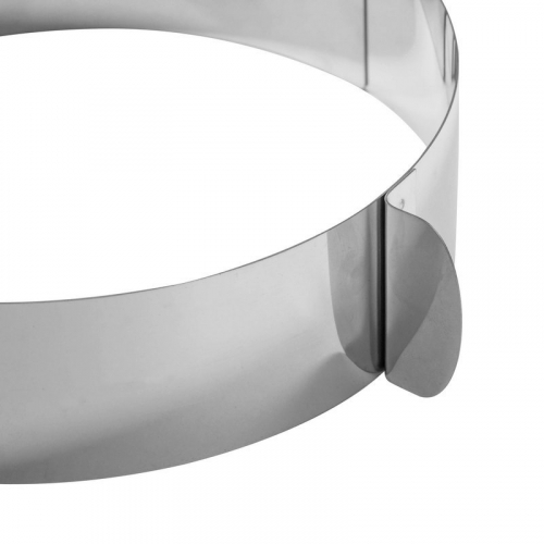 Кольцо раздвижное Профессиональное 16-30 см, высота 5 см (металл 0,6 мм)