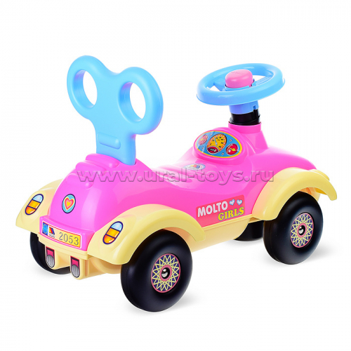Каталка-автомобиль для девочек 