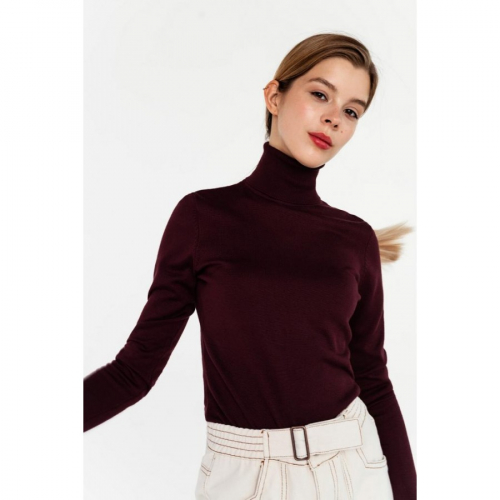 MONIKA4 свитер женский бордовый
