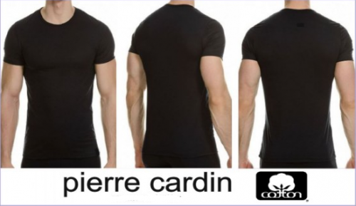 футболка мужская модель классика состав: COTTON 90% LYCRA 10% цвет: черный