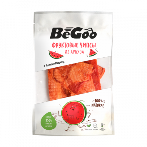 Фруктовые чипсы BeGoo из арбуза 30 гр