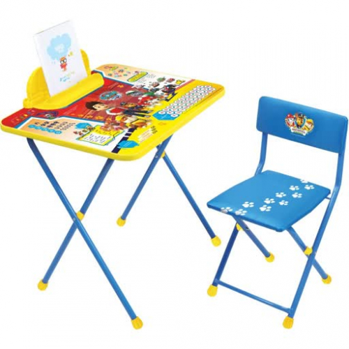 Комплект детской мебели Щенячий патруль2 (стол+стул мягк.+пенал) склад. Щ2