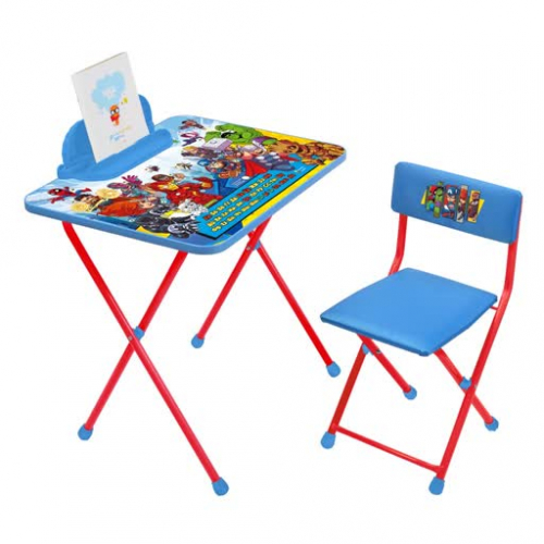 Комплект детской мебели «Marvel» Мстители2 (стол 600+пен+стул)