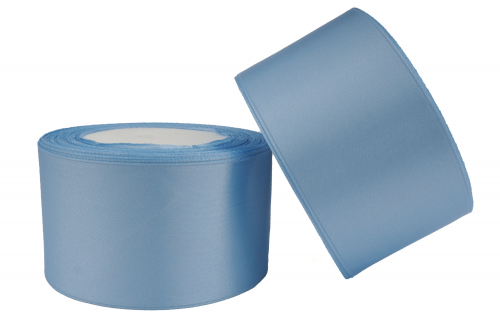 Однотонная атласная лента (серо-голубой), 50мм * 25 ярдов (+-1м) В наличии