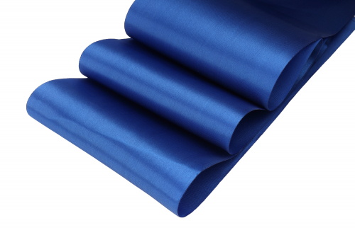 Однотонная атласная лента (синий), 140мм * 10 ярдов(+-1) В наличии