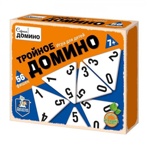 Деревянная игра Тройное Домино 02982 в Нижнем Новгороде