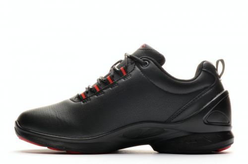 Sport + EC RA919-2K Кроссовки чер-красн кожа, подклад комби шерсть (нат+иск)