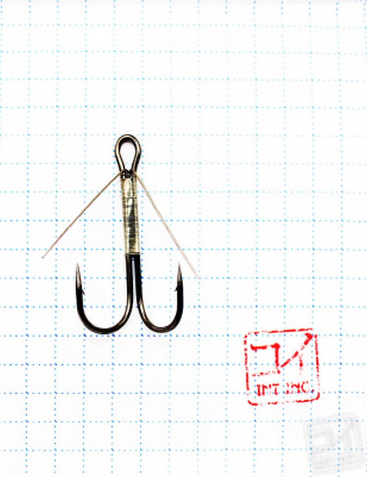 Крючок Koi Weedless Double Hook № 6 , BN, двойник незацепляйка (5 шт.) KH2325-6BN
