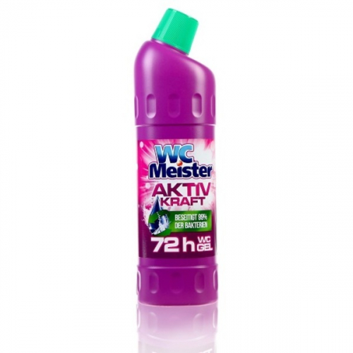 Гель для чистки унитаза Pink 1000 мл--WC Meister Activ Kraft Purple  
