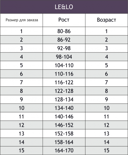 LE&LO, Кальсоны для мальчика LE&LO