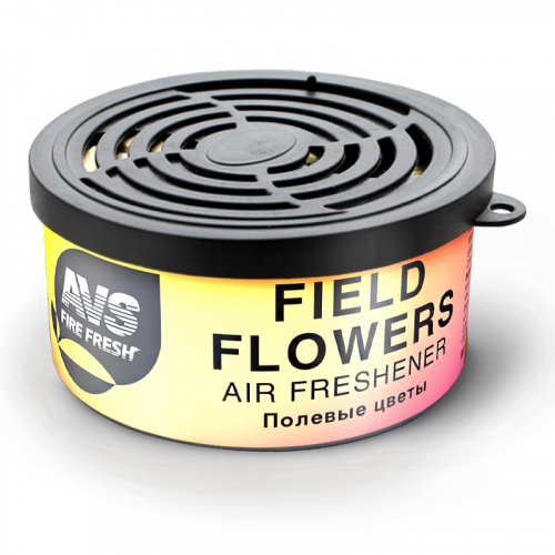 Ароматизатор воздуха на панель приборов AVS Natural Fresh (аром.Полевые Цветы/Field Flowers) (древесный)  WC-027