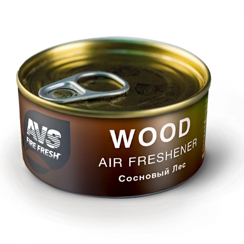 Ароматизатор воздуха на панель приборов AVS Natural Fresh (аром. Wood - Сосновый лес/Wood) (древесный)  WC-020