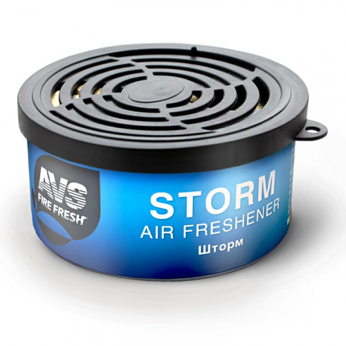 Ароматизатор воздуха на панель приборов AVS Natural Fresh (аром. Шторм/Storm) (древесный)  WC-018