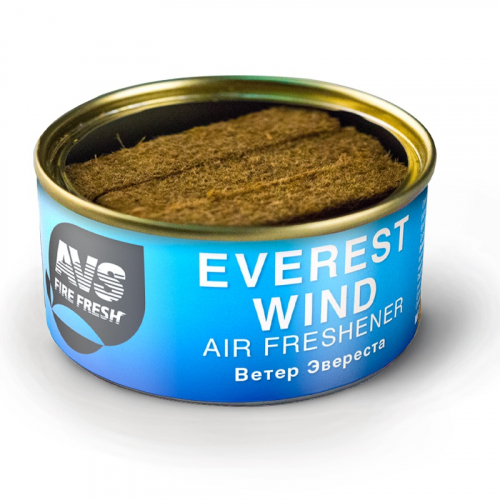 Ароматизатор воздуха на панель приборов AVS Natural Fresh (аром.Ветер Эвереста/Everest wind) (древесный)  WC-028