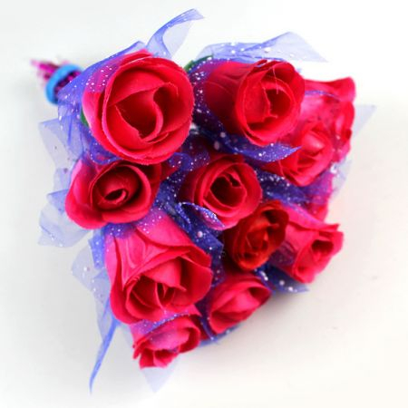 Ручка цветок Роза, набор 5шт букет из ручек шариковая