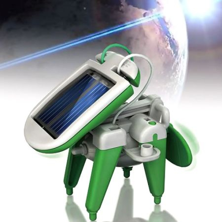 Конструктор-трансформер Solar Robot kit 6в1 на солнечной батарее