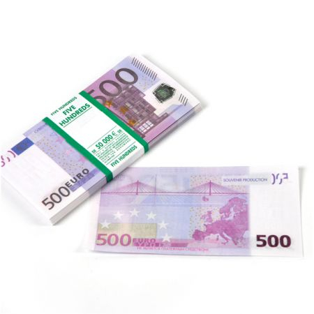 Пачка денег - 500 евро сувенирная