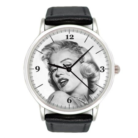 Часы наручные хромированные Merilyn Monroe 33 мм