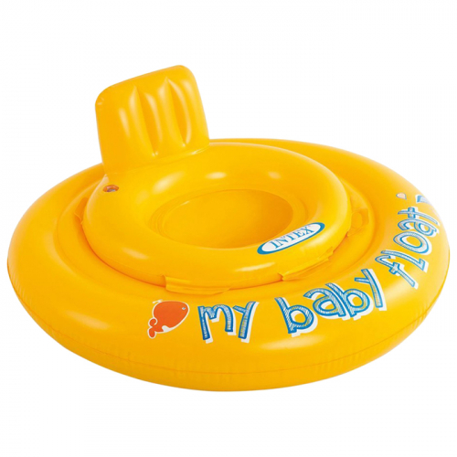 Круг для плавания My baby float, с сиденьем, d=70 см, от 6-12 месяцев, 56585NP INTEX