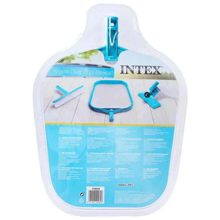 Набор для чистки бассейна, сачок, щётка, насос, 29056 INTEX