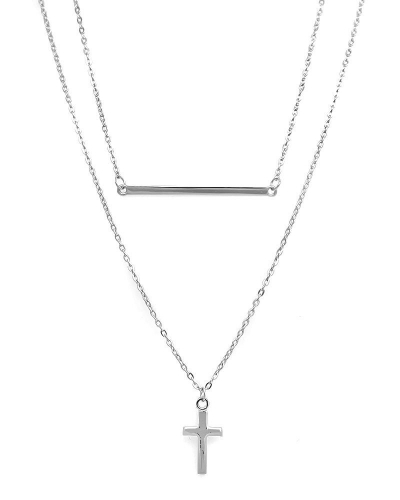 Колье из серебра без вставки, Ю-55070р
