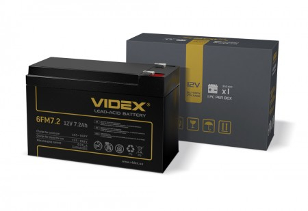 Аккумулятор Videx 6FM7.2 12V 7.2 mah