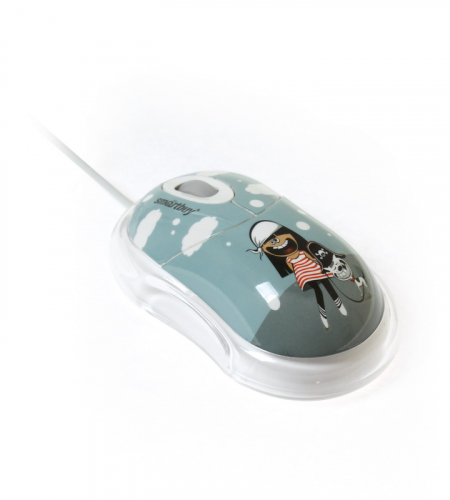 Мышь SmartBuy SBM-320-PG, проводная (белый), распродажа