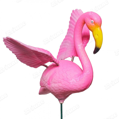 Штекер садовый Фламинго с пружинками NA2281 13*10см