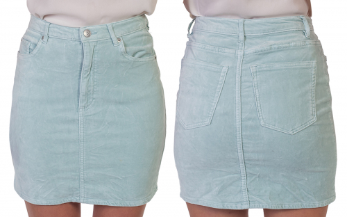 Женственная джинсовая юбка – одна из интерпретаций стильной модели «карандаш» №205