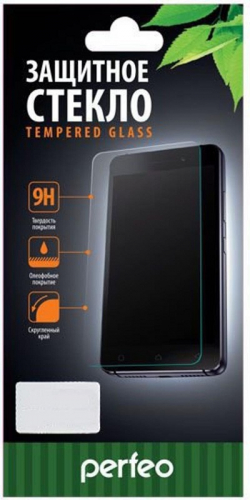 Защитное стекло Perfeo для iPhone X, 0,26 мм, 2.5D