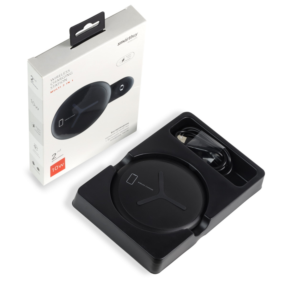 БЗУ SmartBuy SBP-W-103, 10Вт, для телефонов и часов