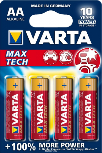 Батарейка Varta LR06 AA Long Life Max Power (Max Tech) (4706) BL4 (4/80/400)