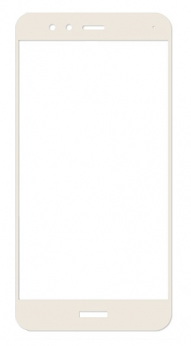 Защитное стекло на дисплей для Huawei P10 Lite белое (Base GC) 9D