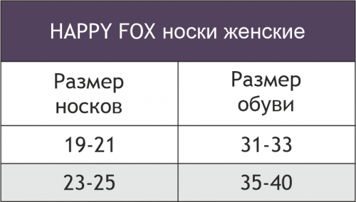 Happy Fox, Носки махровые Happy Fox