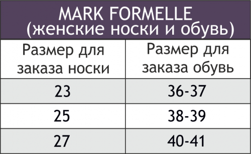 Mark Formelle, Носки женские Mark Formelle