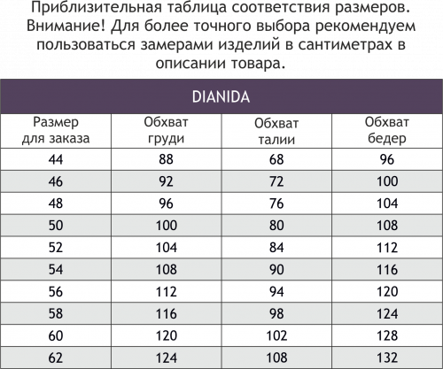 Dianida, Платье женское Dianida