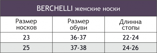 Berchelli, Набор женских носков 6 пар Berchelli