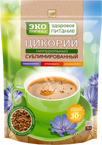 Экологика. Цикорий 75 гр. мягкая упаковка