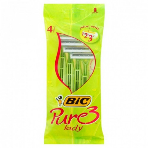 Одноразовые станки Bic Lady 3 Pure (4шт)