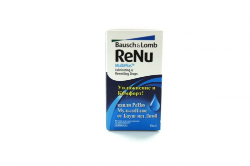 Увлажняющие капли Renu Multi+ 8 ml