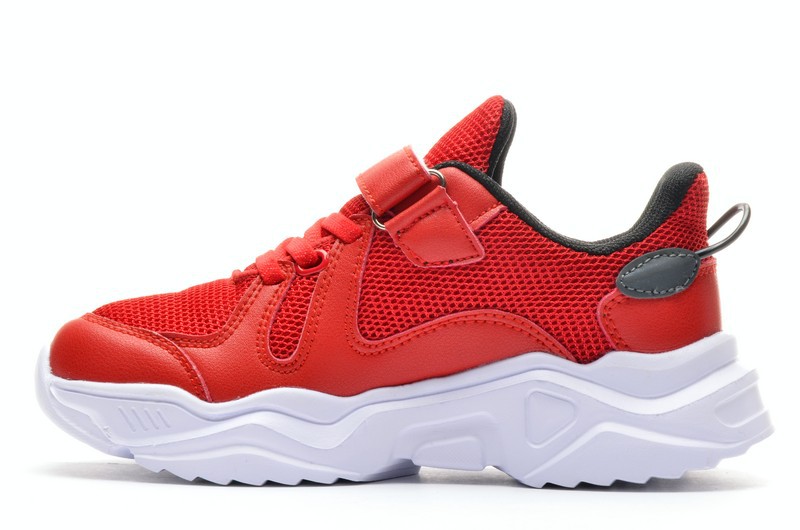 Baas DC6110-7 Кроссовки красн текстиль+иск кожа