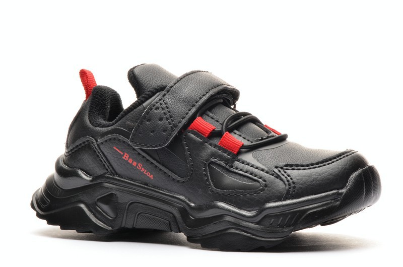 Baas DC6802-1 Кроссовки детские чер иск кожа