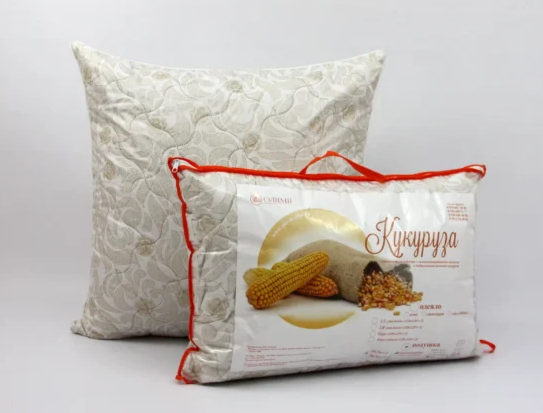 Подушка «Кукуруза» тик ПЭ 50*70см