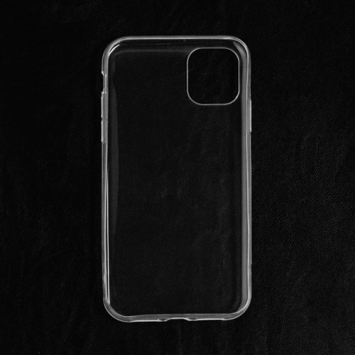 Чехол для iPhone 11, силиконовый, тонкий, прозрачный
