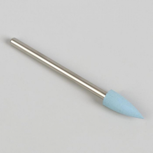 Фреза силиконовая для полировки, мягкая, 5 × 13 мм, цвет голубой