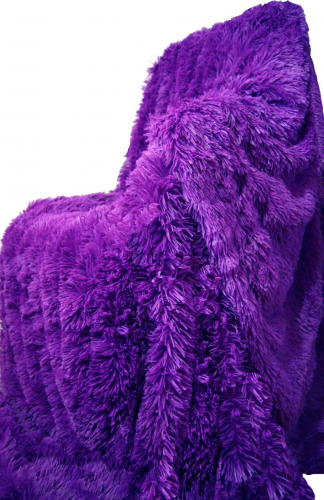 Плед экстра класса с длинным ворсом 220/240 Фиолетовый