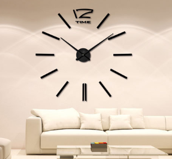 Настенные часы Тime Clock Серебро