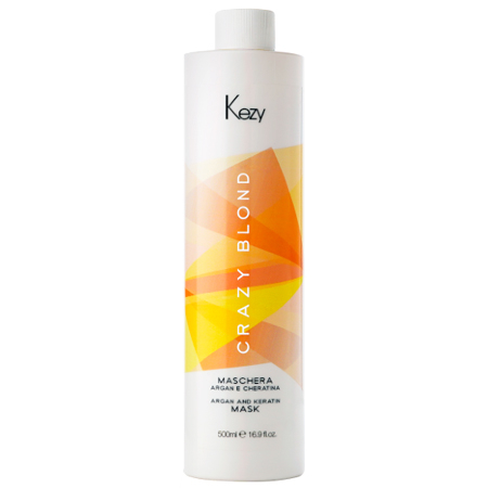 Kezy Crazy Blond  Маска возвращающая жизненную силу и блеск поврежденным волосам 500 мл